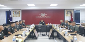 พล.ต.ต.กิตติ์ธเนศ ธนนันท์ทวีสิน รอง ผบช.ตชด.(กม)(จต) ตรวจเยี่ยม บก.กฝ.บช.ตชด.