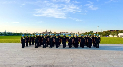 พล.ต.ต.นรินทร์ คำแก่น ผบก.กฝ.บช.ตชด. มอบหมายให้ พ.ต.ท.หญิง ธัญชนก นามวิบูลย์ สว.งานจิตอาสาฯ นำกำลังพลปฏิบัติหน้าที่จิตอาสาเฉพาะกิจ ณ พระบรมมหาราชวัง