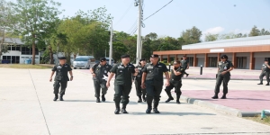 พล.ต.ต.ศารุติ แขวงโสภา รอง ผบช.ตชด. ตรวจความพร้อมการฝึกอบรมหลักสูตรจิตอาสา 904 