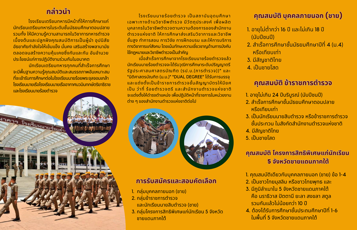 แผ่นพับประชาสัมพันธ์ นตท.68 2